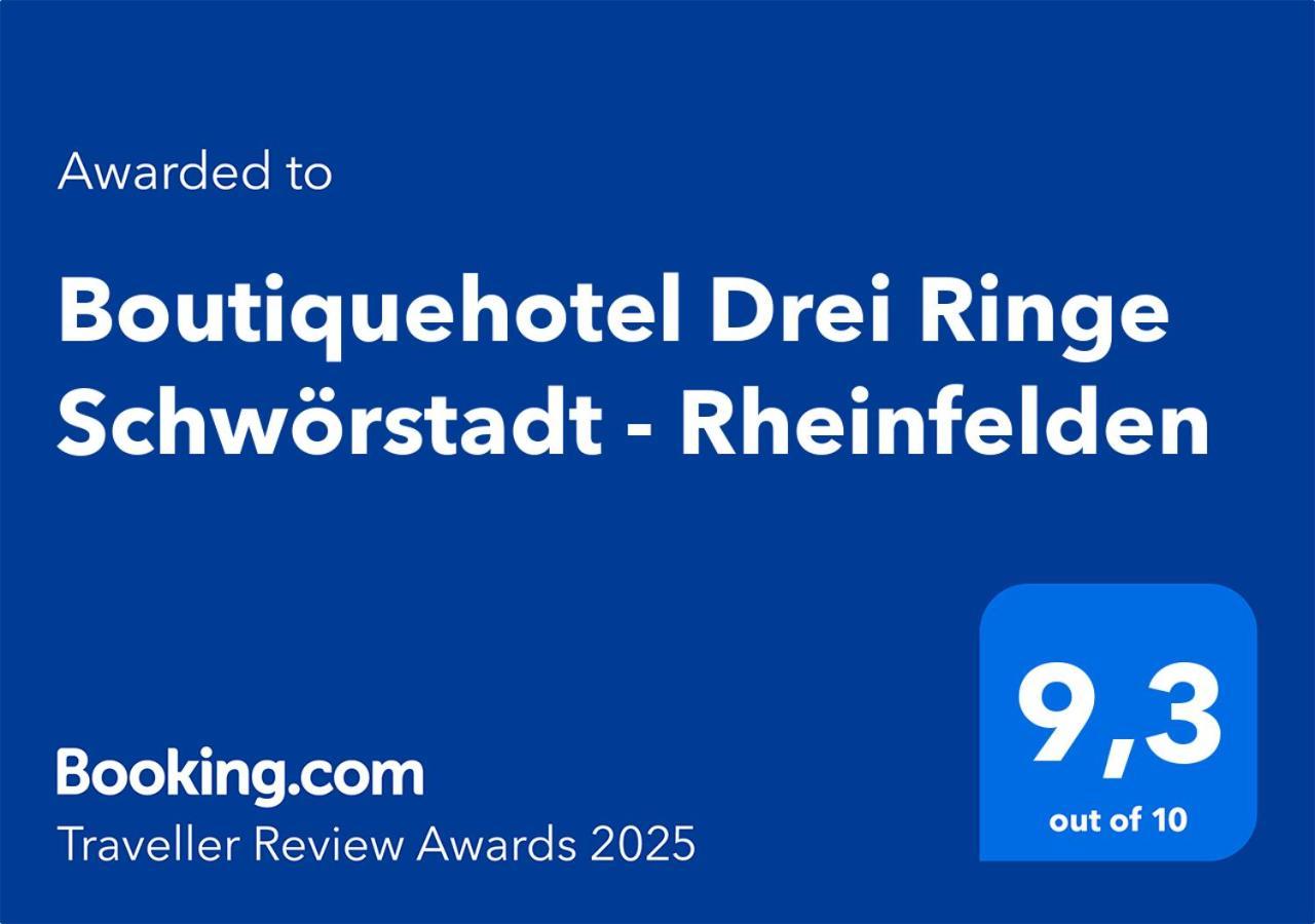 Boutiquehotel Drei Ringe Schwoerstadt - Rheinfelden Esterno foto